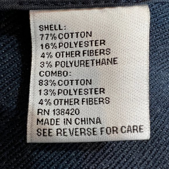 Show stopper! Per Se by Carlisle Blue Coated or Waxed Denim Topper Coat … - Picture 8 of 12